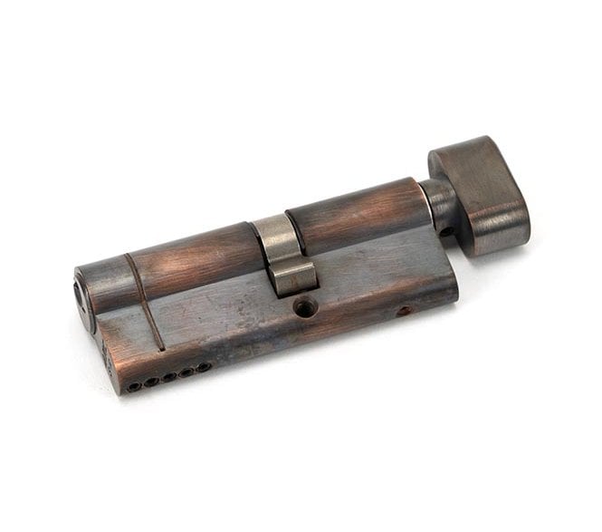From The Anvil Aged Bronze 35T/45 5pin Euro Cylinder/Thumbturn