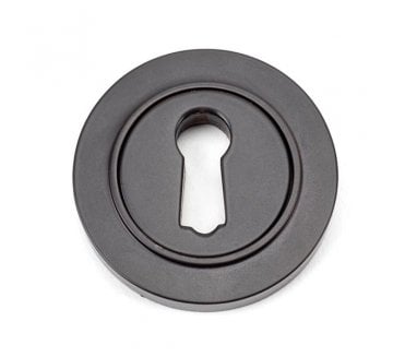 From The Anvil Aged Bronze Round Escutcheon (Plain)