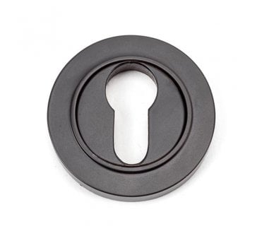 From The Anvil Aged Bronze Round Euro Escutcheon (Plain)
