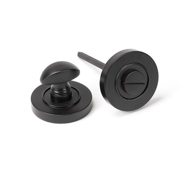 From The Anvil Aged Bronze Round Thumbturn Set (Plain)