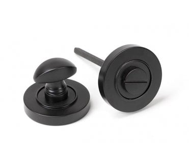 From The Anvil Aged Bronze Round Thumbturn Set (Plain)