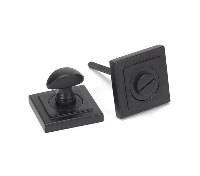 From The Anvil Aged Bronze Round Thumbturn Set (Square)