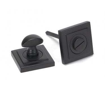 From The Anvil Aged Bronze Round Thumbturn Set (Square)