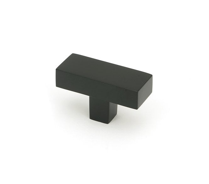 From The Anvil Albers T-Bar Cabinet Knobs - Matt Black