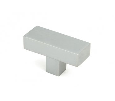 From The Anvil Albers T-Bar Cabinet Knobs - Satin Chrome