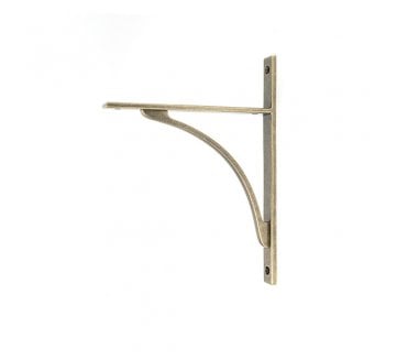 From The Anvil Apperley Shelf Bracket - Burnished Brass