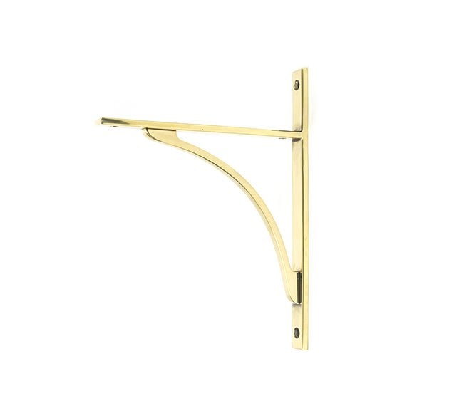 From The Anvil Apperley Shelf Brackets - Aged Brass