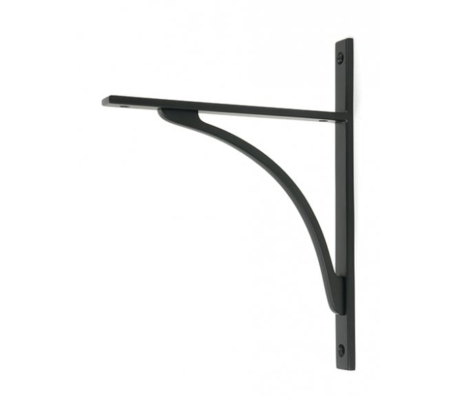 From The Anvil Apperley Shelf Brackets - Matt Black