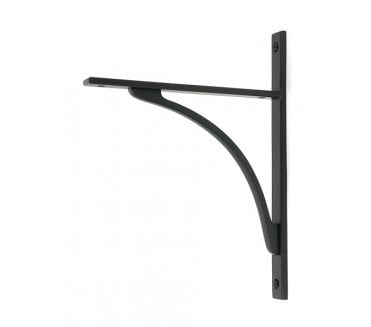 From The Anvil Apperley Shelf Brackets - Matt Black