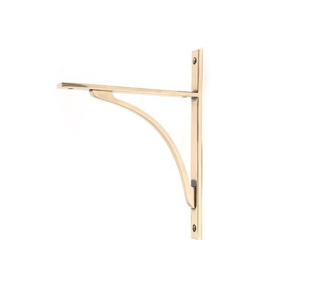 From The Anvil Apperley Shelf Brackets - Polished Bronze
