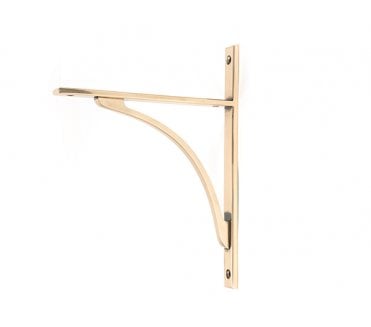 From The Anvil Apperley Shelf Brackets - Polished Bronze
