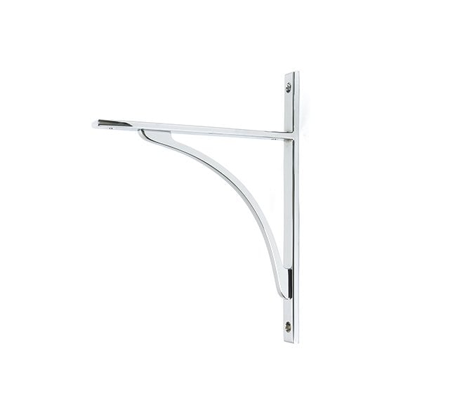 From The Anvil Apperley Shelf Brackets - Polished Chrome