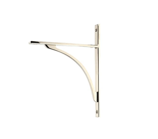 From The Anvil Apperley Shelf Brackets - Polished Nickel