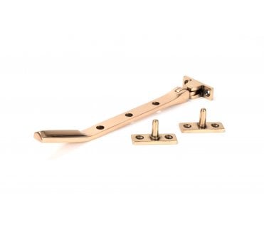 From The Anvil Art Deco Casement Window Stay - Polished Bronze