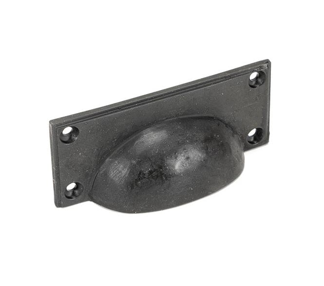 From The Anvil Art Deco Drawer Cup Pull - Beeswax