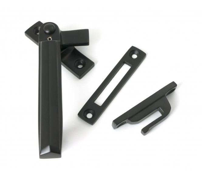 From The Anvil Art Deco Window Fastener (Lockable) - Aged Bronze