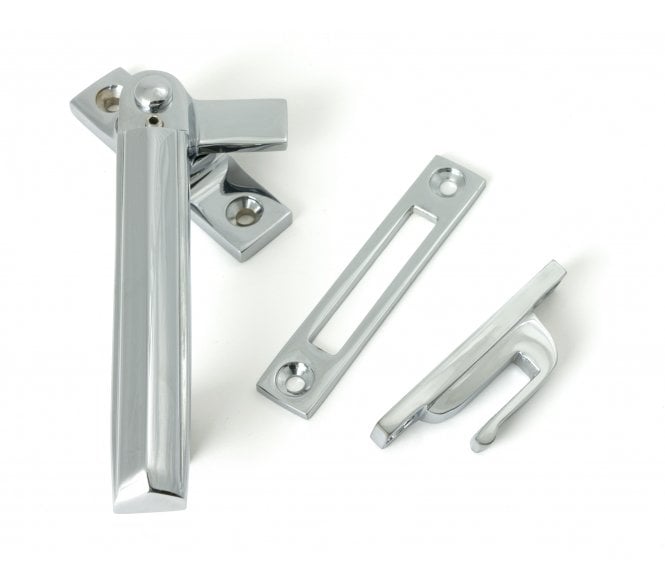 From The Anvil Art Deco Window Fastener (Lockable) - Polished Chrome