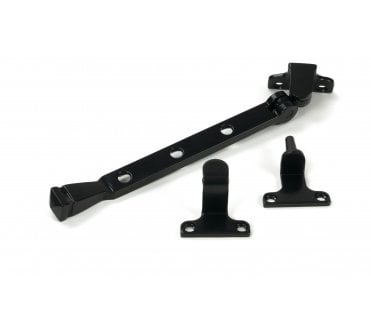 From The Anvil Avon Casement Window Stay (Steel Window) - Black