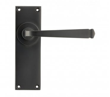 From The Anvil Avon Door Handles On Backplate - Aged Bronze