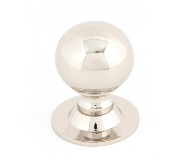 From The Anvil Ball Cabinet Knobs - Polished Nickel