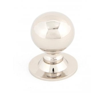 From The Anvil Ball Cabinet Knobs - Polished Nickel