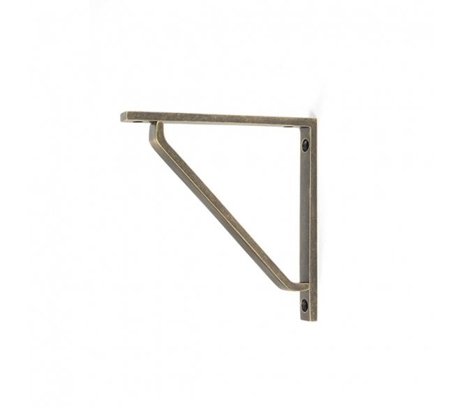 From The Anvil Barton Shelf Bracket - Burnished Brass