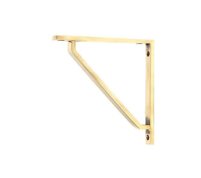 From The Anvil Barton Shelf Brackets - Aged Brass