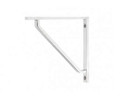 From The Anvil Barton Shelf Brackets - Polished Chrome