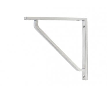 From The Anvil Barton Shelf Brackets - Satin Chrome