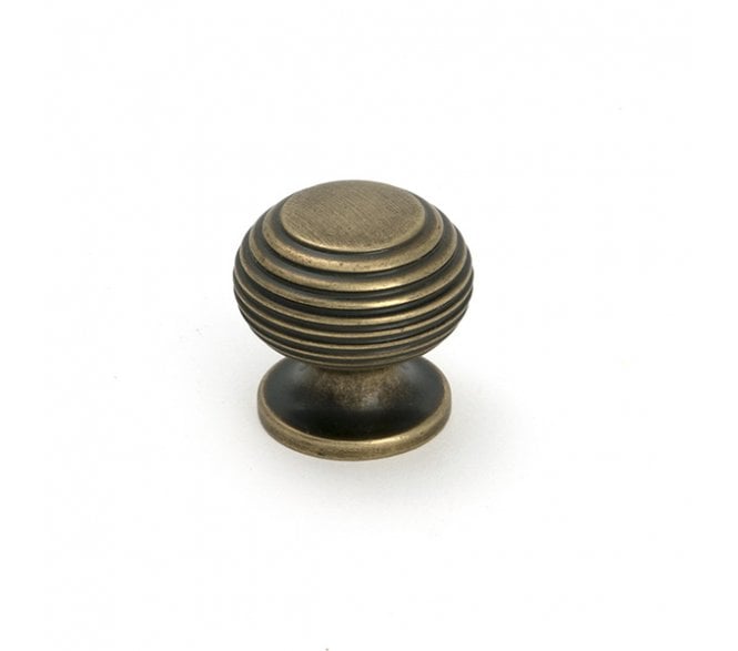 From The Anvil Beehive Cabinet Knobs - Burnished Brass