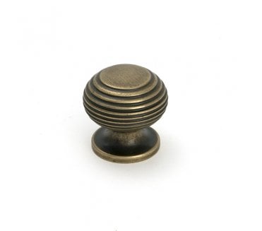 From The Anvil Beehive Cabinet Knobs - Burnished Brass