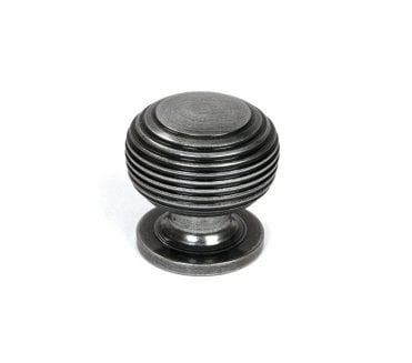 From The Anvil Beehive Cabinet Knobs - Pewter