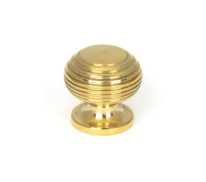 From The Anvil Beehive Cabinet Knobs - Polished Brass