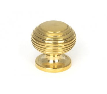 From The Anvil Beehive Cabinet Knobs - Polished Brass