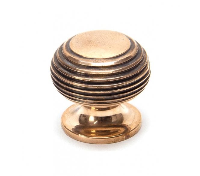 From The Anvil Beehive Cabinet Knobs - Polished Bronze