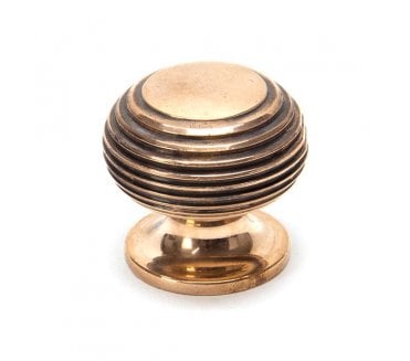 From The Anvil Beehive Cabinet Knobs - Polished Bronze