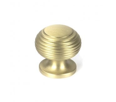 From The Anvil Beehive Cabinet Knobs - Satin Brass