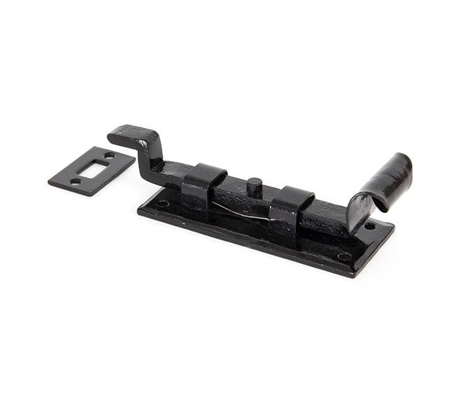 From The Anvil Black 4 Cranked Door Bolt