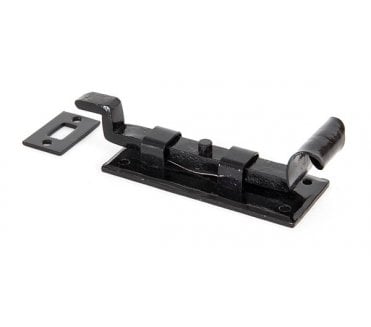 From The Anvil Black 4 Cranked Door Bolt