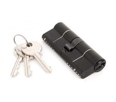 From The Anvil Black 40/40 6pin Euro Cylinder