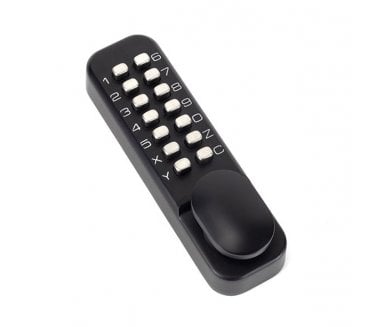 From The Anvil Black Digital Keypad Lock + 60mm Backset Latch Bolt