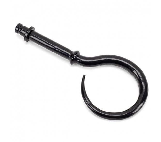 From The Anvil Black Hook Curtain Finial (pair)