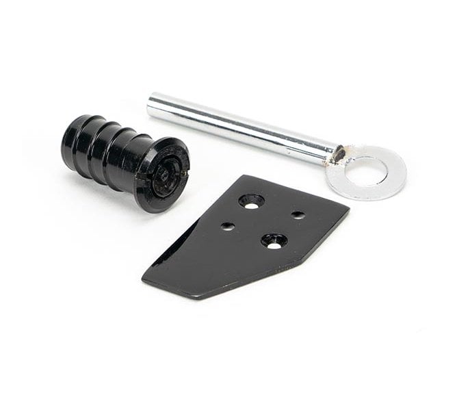 From The Anvil Black Key-Flush Sash Stop