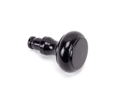 From The Anvil Black Regency Curtain Finial (pair)
