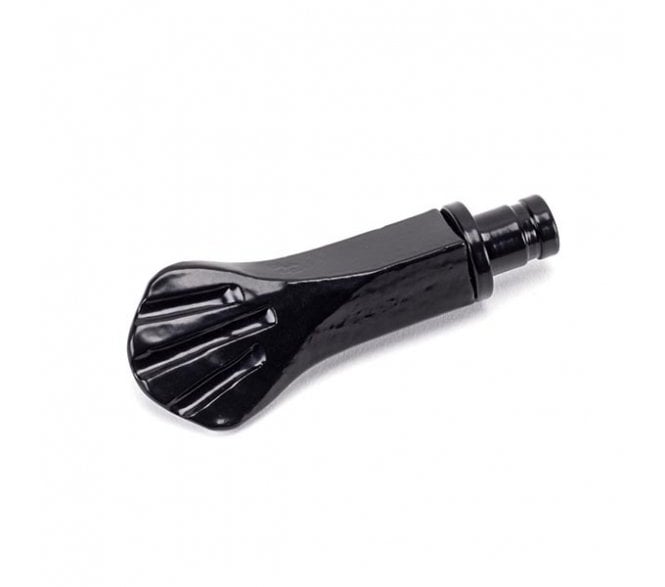From The Anvil Black Shell Curtain Finial (pair)