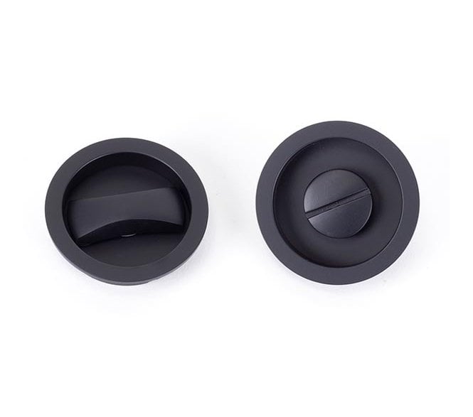 From The Anvil Black Sliding/Pocket Door Locking Kit