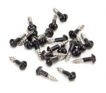From The Anvil Black SS 3.0 x 12mm  Roundhead Screws (Pack 25)