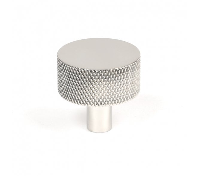 From The Anvil Brompton Knurled Cabinet Knobs (No Rose) - Polished Stainless Steel