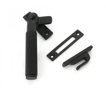 From The Anvil Brompton Knurled Window Fastener (Lockable)  Aged Bronze