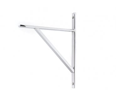 From The Anvil Chalfont Shelf Brackets - Polished Chrome